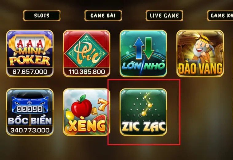 Hướng Dẫn Chi Tiết Cách Chơi Game Nhanh ZicZac Tại ABC8 1 Hướng Dẫn Chi Tiết Cách Chơi Game Nhanh ZicZac Tại ABC8